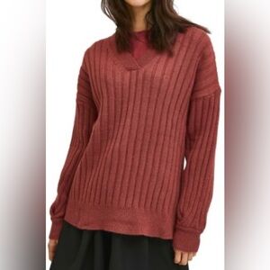 COMPANIA FANTASTICA Hubble Rib-Knit Sweater, size M
